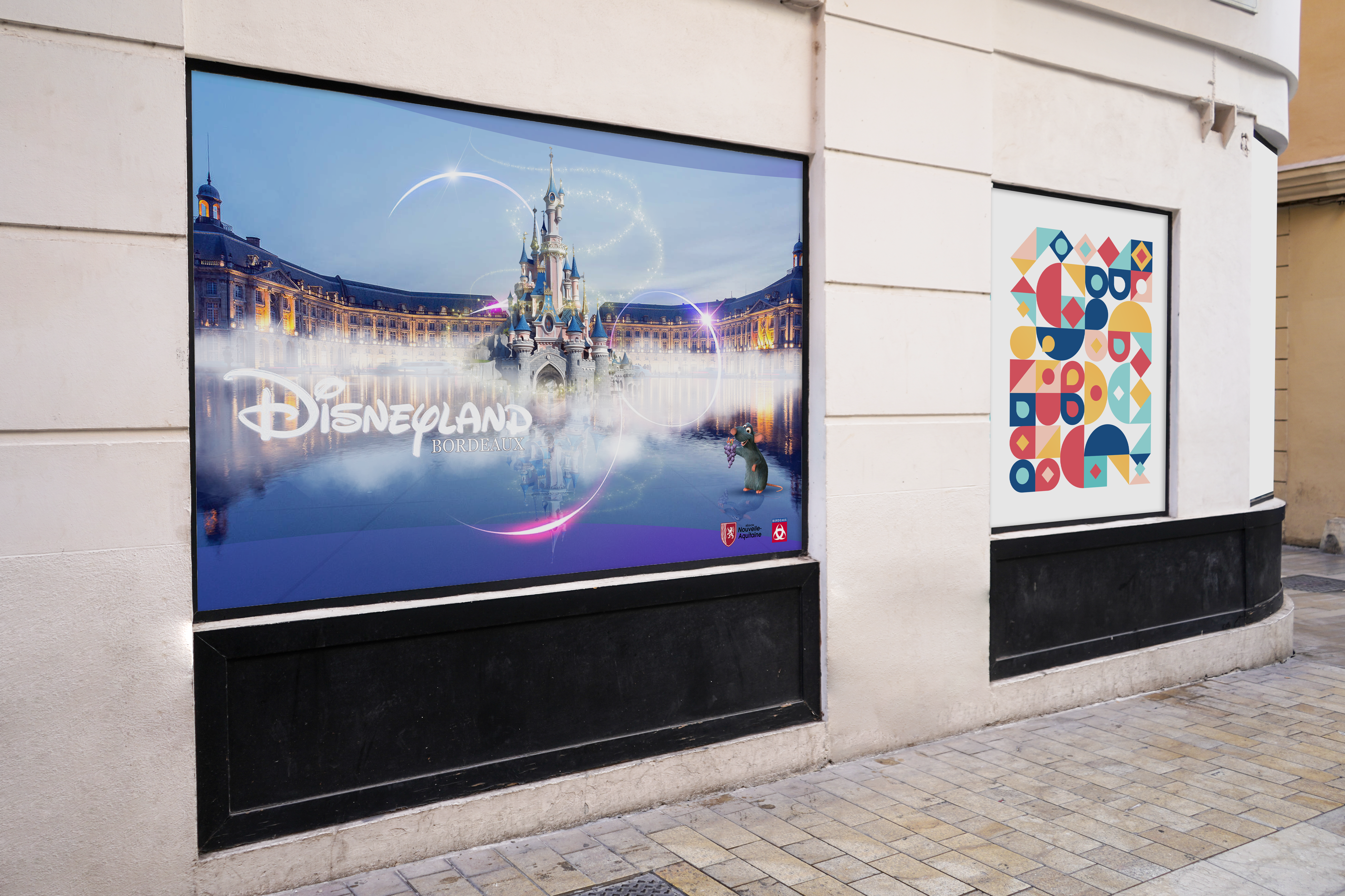 Mockup affiche Disney fictive